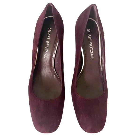 NIB STUART WEITZMAN MARY SUEDE PUMPS - Picture 6 of 8